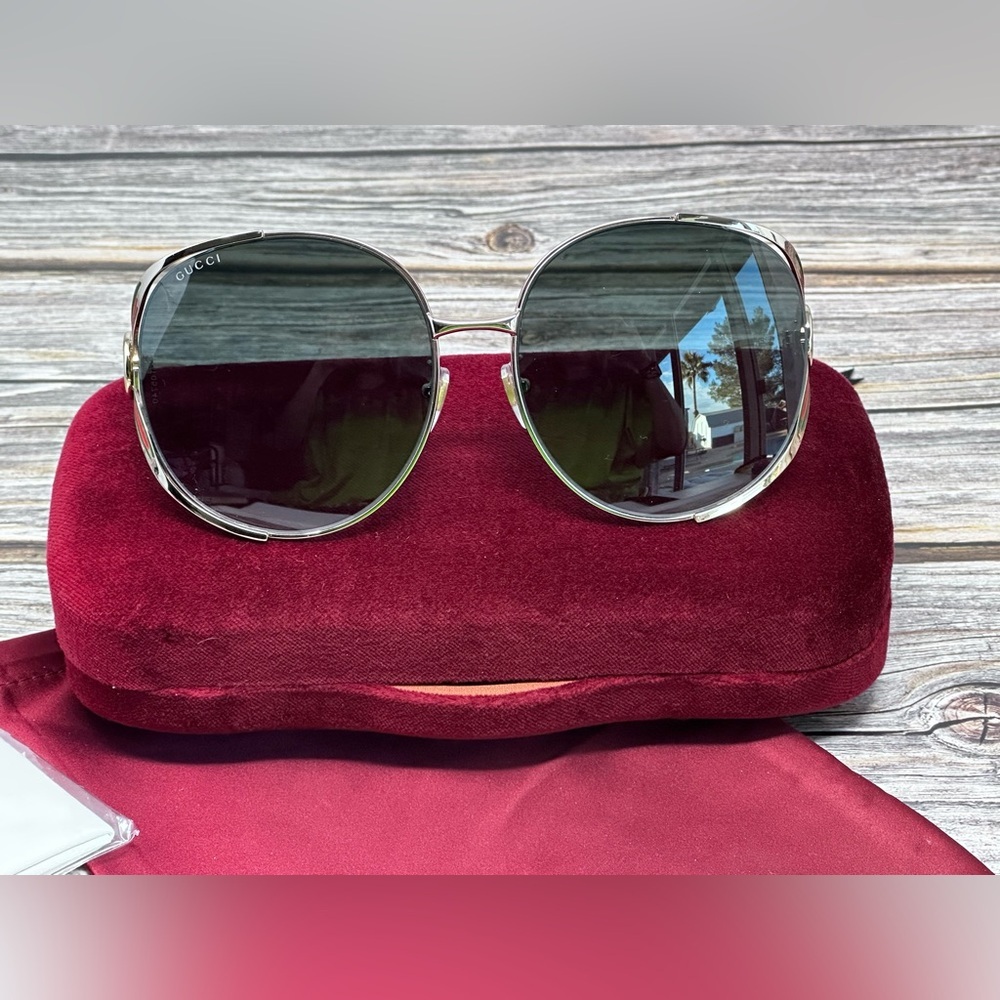 Gucci 63MM Oversized Oval Sunglasses NWOT​ - Picture 12 of 12